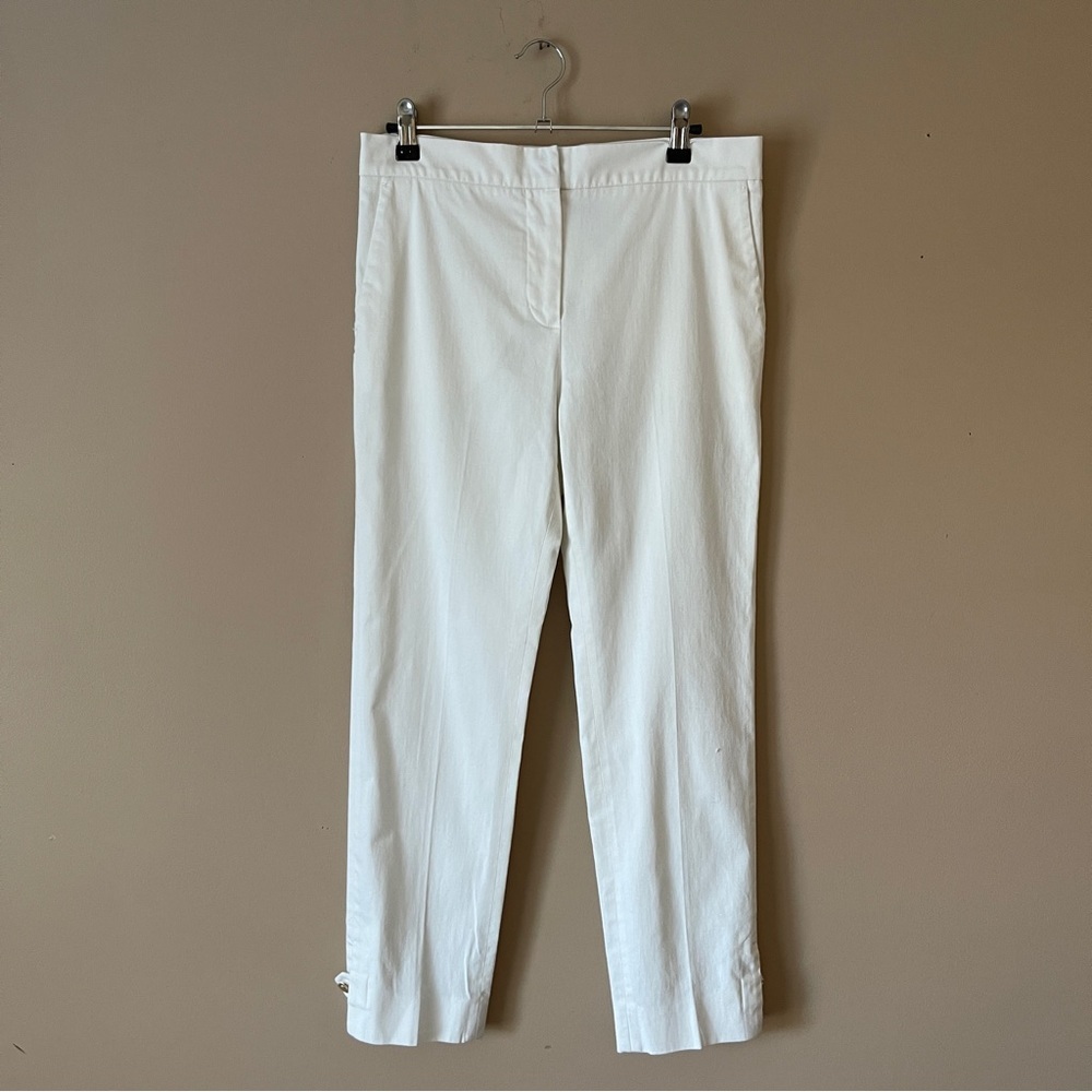MAXMARA | White Ankle Length Trousers Sz EU 42
